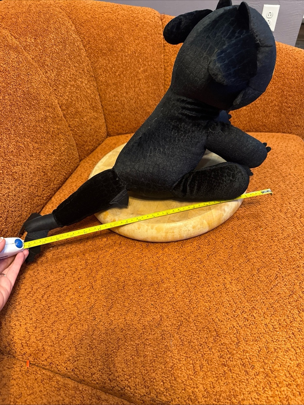 Build-A-Bear Black Toothless Dragon Plush with Green Eyes - Picture 4 of 10